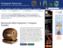 Tablet Screenshot of compost-bins.org